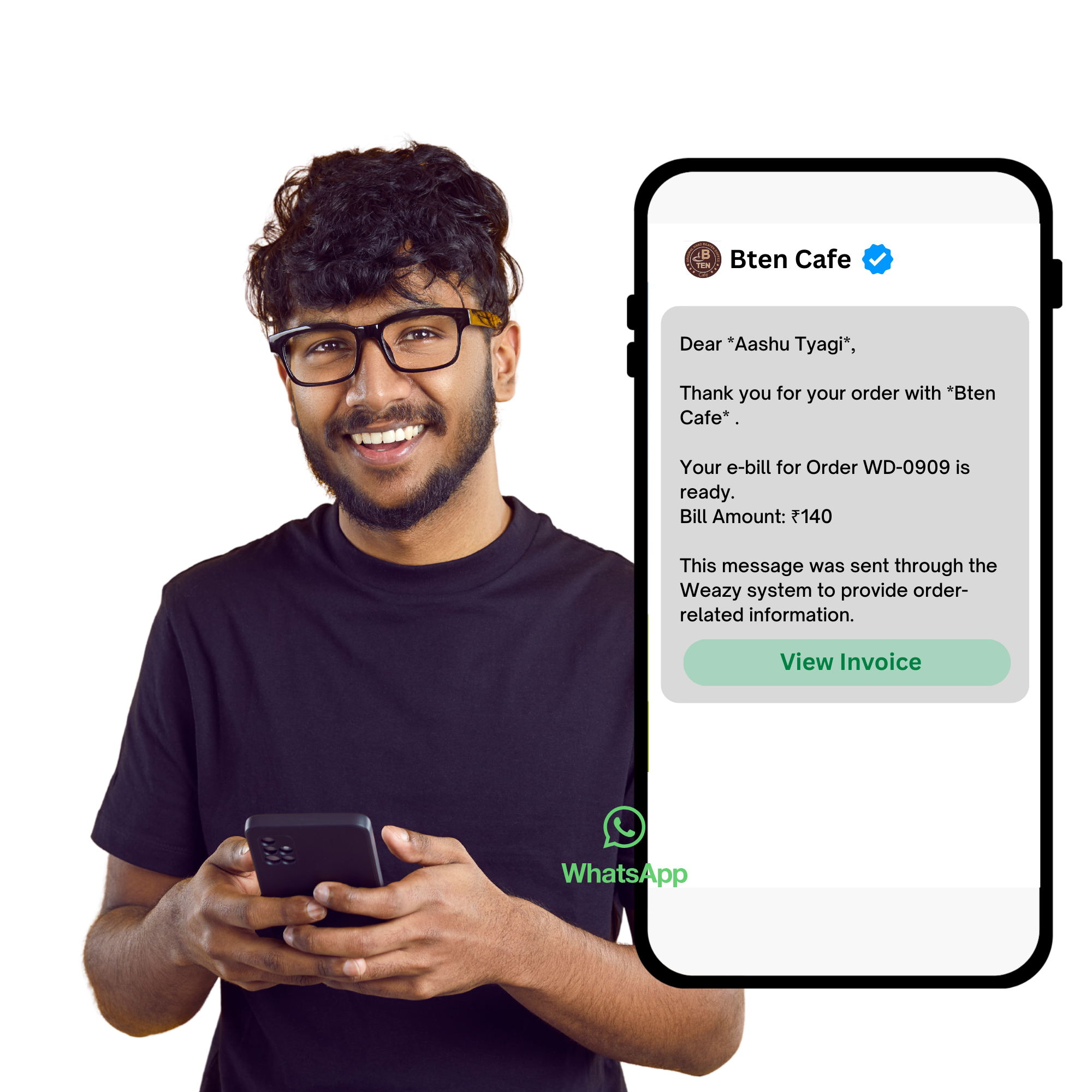 WhatsApp Bill on iPhone
