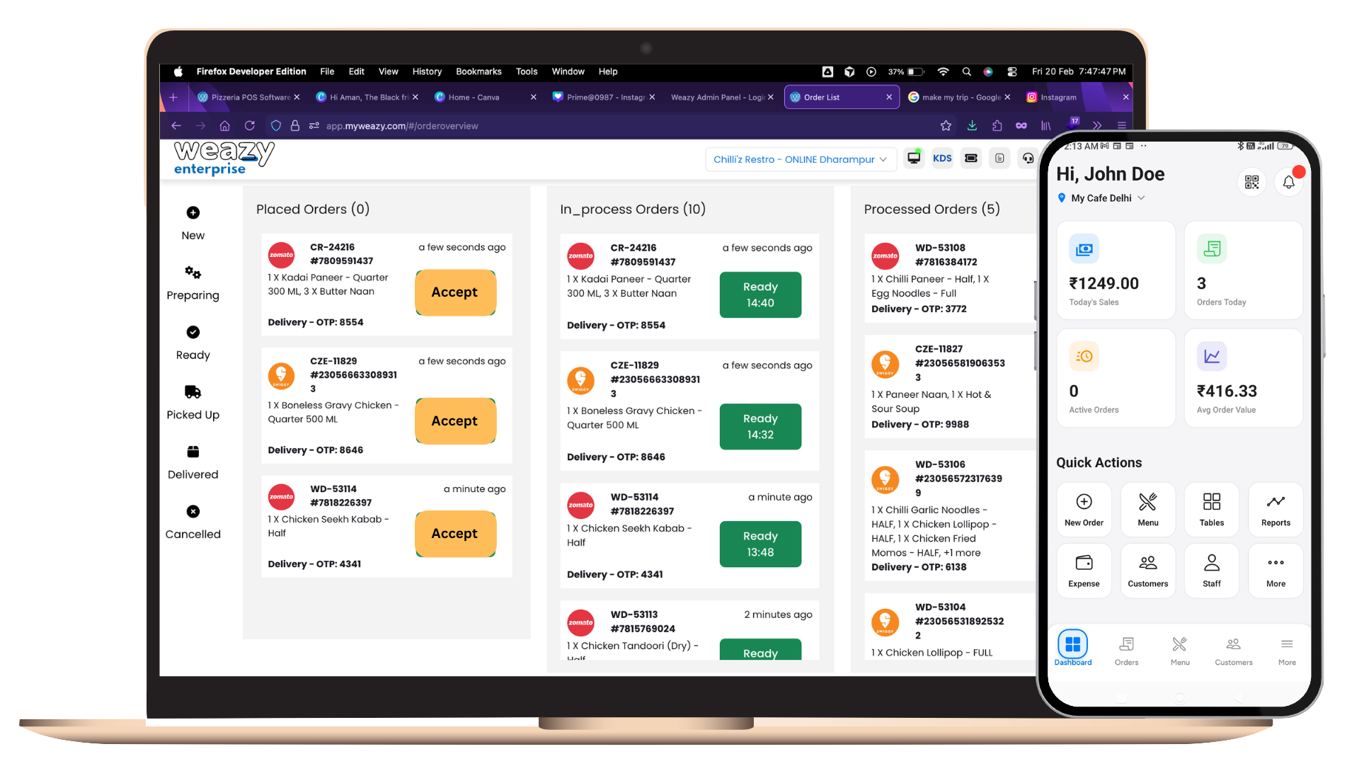 Cloud Kitchen - Unified Order Management