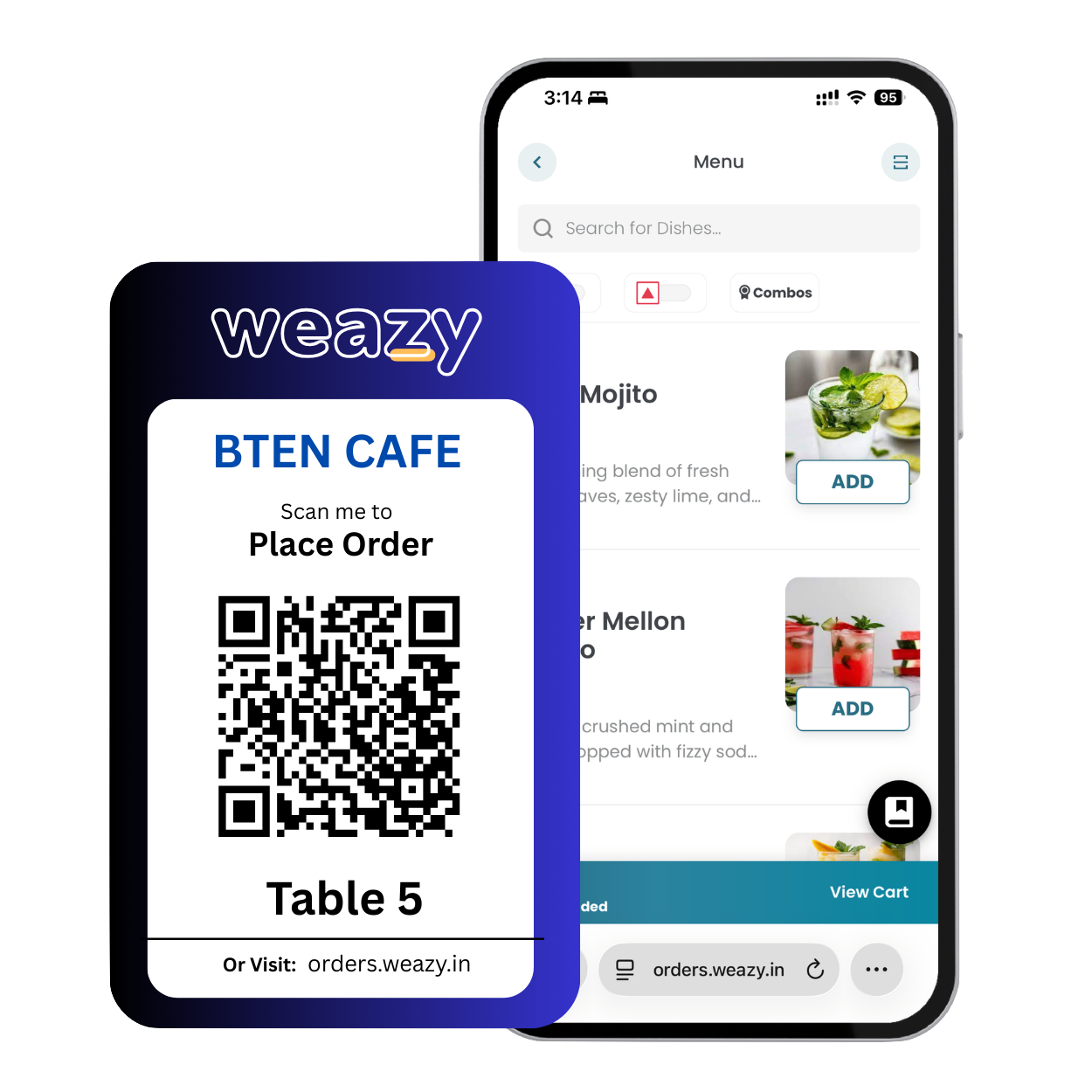 Digital Menu Features